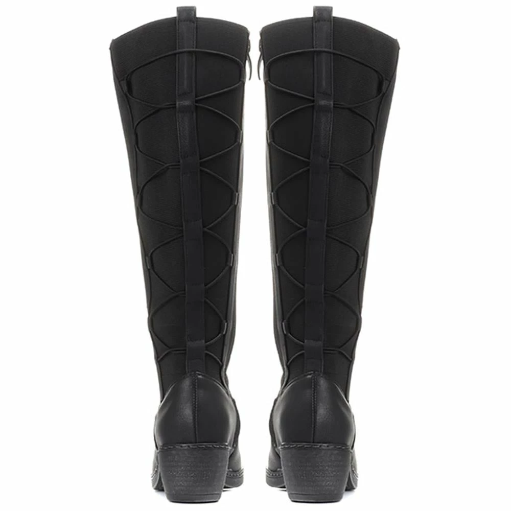 Pavers Boots Lightweight Bungee Elasticated Knee High Boot - WOIL30041 / 316 693 4 Pavers Boots Lightweight Bungee Elasticated Knee High Boot - WOIL30041 / 316 693