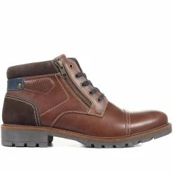 Pavers Lightweight Leather Lace-Up Ankle Boot - TEJ30013 / 316 766 Casual