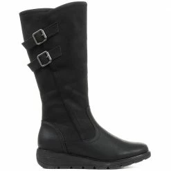 Pavers Ladies Casual Knee Black High Boots - WOIL30032 / 316 350 / 316 350