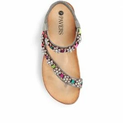 Pavers Embellished Toe-Post Sandal - BAIZH31045 / 317 934 Sandals