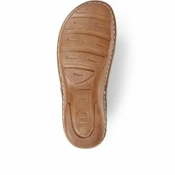 Pavers Touch-Fastening Leather Clog - CAY31005 / 317 820 Sandals