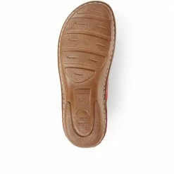 Pavers Touch-Fastening Leather Clog - CAY31005 / 317 820 Sandals