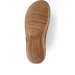 Pavers Touch-Fastening Leather Clog - CAY31005 / 317 820 Sandals