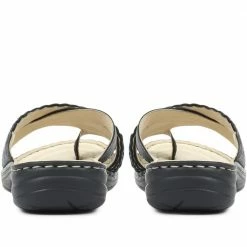 Pavers Wide Fit Leather Toe Post Sandals - KF31003 / 317 809