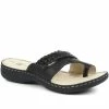 Pavers Wide Fit Leather Toe Post Sandals - KF31003 / 317 809