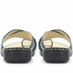 Pavers Wide Fit Leather Toe Post Sandals - KF31003 / 317 809