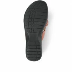 Pavers Wide Fit Leather Toe Post Sandals - KF31003 / 317 809