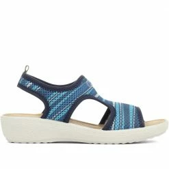 Fly Flot Wide Fit Slingback Stretch Sandals - FLY29016 / 313 789