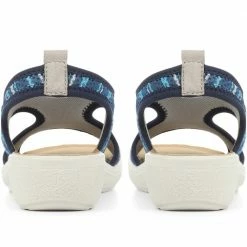 Fly Flot Wide Fit Slingback Stretch Sandals - FLY29016 / 313 789