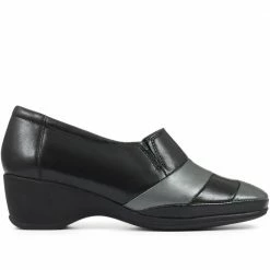 Pavers Multi-Tonal Leather Slip On - HSNAP1607 / 124 384 Shoes