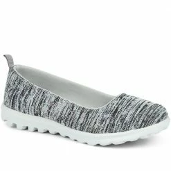 Pavers Wide Fit Trainer Pumps - BRK31027 / 317 369