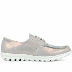 Pavers Wide Fit Lightweight Lace-up Sport Boat Shoe - BRK31045 / 317 465 Shoes