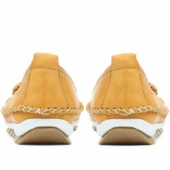 Pavers Wide Fit Casual Leather Pumps - SIMIN31001 / 317 817 Shoes