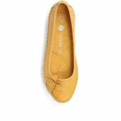 Pavers Wide Fit Casual Leather Pumps - SIMIN31001 / 317 817 Shoes