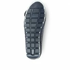 Pavers Wide Fit Casual Leather Pumps - SIMIN31001 / 317 817 Shoes