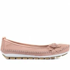 Pavers Wide Fit Casual Leather Pumps - SIMIN31001 / 317 817 Shoes