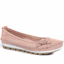 Pavers Wide Fit Casual Leather Pumps - SIMIN31001 / 317 817 Shoes