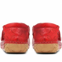 Pavers Leather Flat Sandals - KARY29011 / 315 353 51 Pavers Leather Flat Sandals - KARY29011 / 315 353