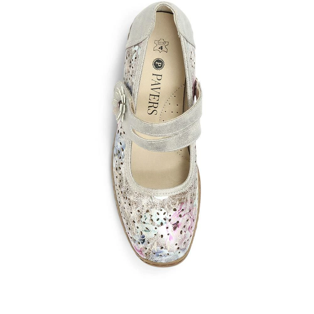 Pavers Shoes Floral Touch-Fastening Mary Jane Shoe - WBINS31053 / 317 663 6 Pavers Shoes Floral Touch-Fastening Mary Jane Shoe - WBINS31053 / 317 663