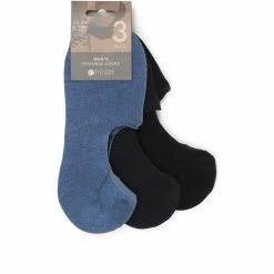 Pavers 3 Pack Men's Cotton Rich Invisible Socks - YIWU31005 / 317 441