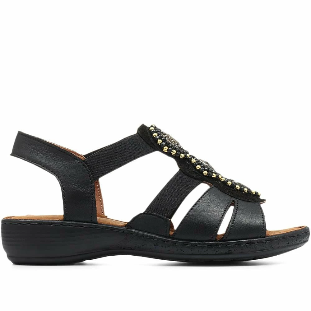 Pavers Embellished Gladiator Sandal - LUCK31001 / 318 158 2 Pavers Embellished Gladiator Sandal - LUCK31001 / 318 158