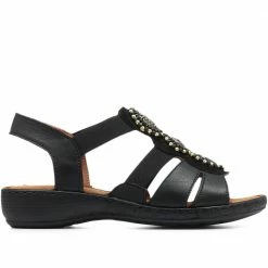 Pavers Embellished Gladiator Sandal - LUCK31001 / 318 158 69 Pavers Embellished Gladiator Sandal - LUCK31001 / 318 158