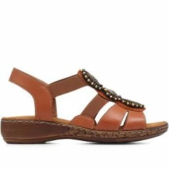 Pavers Embellished Gladiator Sandal - LUCK31001 / 318 158 52 Pavers Embellished Gladiator Sandal - LUCK31001 / 318 158