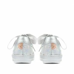 Pavers Metallic Ribbon Laced Sneakers / 317 662