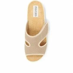 Pavers Wide Fit Touch-Fastening Slipper Mules - ADA31003 / 317 967