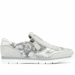 Relife By Pavers Sneakers Slip-On Metallic Floral Sneaker / 317 446