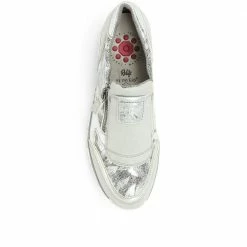 Relife By Pavers Sneakers Slip-On Metallic Floral Sneaker / 317 446