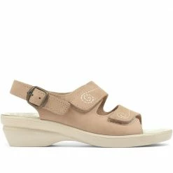 Pavers Slingbacks Ladies Red Dual-Strap Leather Sandal - POLY31007 / 317 664 / 317 664 34 Pavers Slingbacks Ladies Red Dual-Strap Leather Sandal - POLY31007 / 317 664 / 317 664