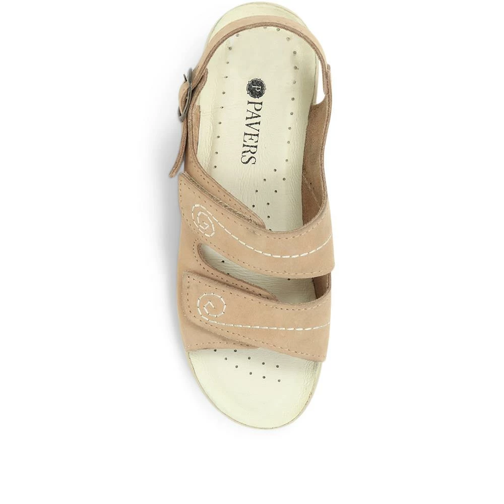 Pavers Slingbacks Ladies Red Dual-Strap Leather Sandal - POLY31007 / 317 664 / 317 664 7 Pavers Slingbacks Ladies Red Dual-Strap Leather Sandal - POLY31007 / 317 664 / 317 664