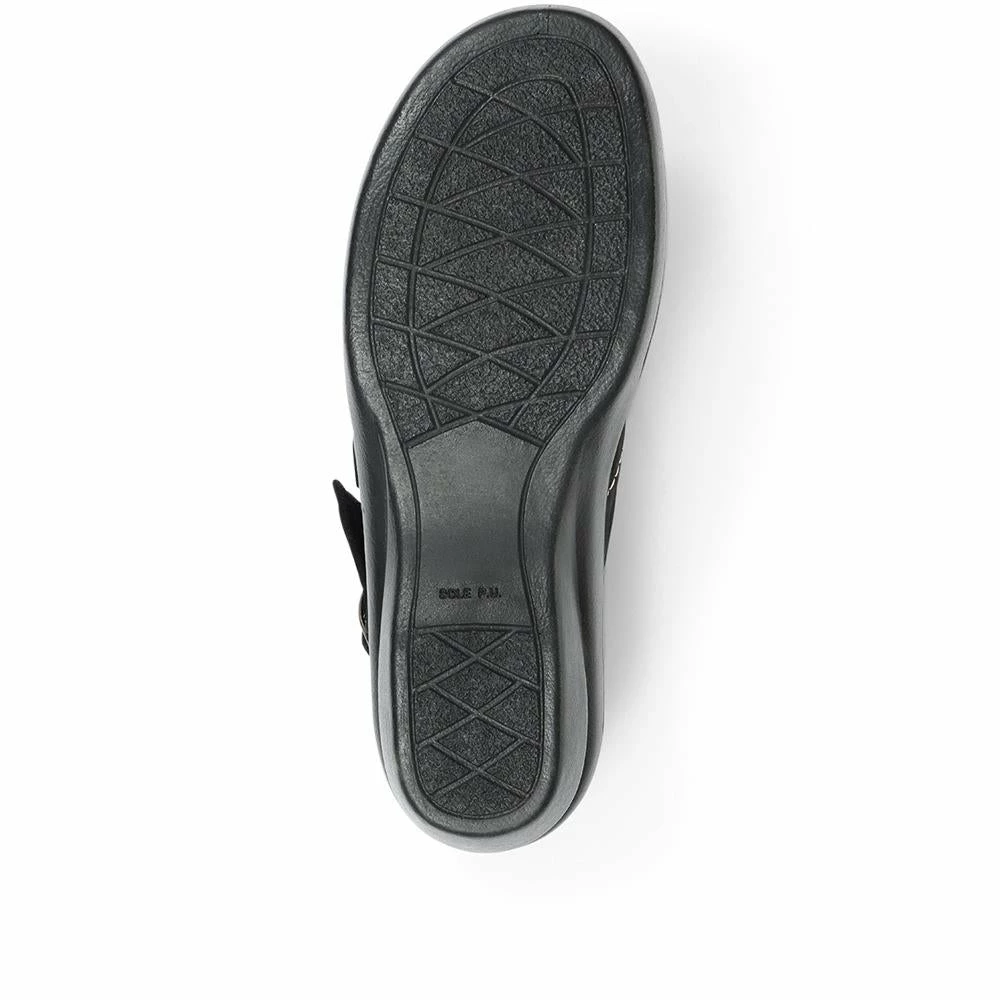 Pavers Slingbacks Ladies Red Dual-Strap Leather Sandal - POLY31007 / 317 664 / 317 664 10 Pavers Slingbacks Ladies Red Dual-Strap Leather Sandal - POLY31007 / 317 664 / 317 664