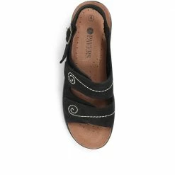 Pavers Slingbacks Ladies Red Dual-Strap Leather Sandal - POLY31007 / 317 664 / 317 664 41 Pavers Slingbacks Ladies Red Dual-Strap Leather Sandal - POLY31007 / 317 664 / 317 664