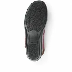 Pavers Slingbacks Ladies Red Dual-Strap Leather Sandal - POLY31007 / 317 664 / 317 664 44 Pavers Slingbacks Ladies Red Dual-Strap Leather Sandal - POLY31007 / 317 664 / 317 664