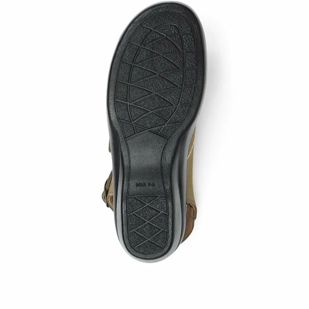 Pavers Slingbacks Ladies Red Dual-Strap Leather Sandal - POLY31007 / 317 664 / 317 664 18 Pavers Slingbacks Ladies Red Dual-Strap Leather Sandal - POLY31007 / 317 664 / 317 664