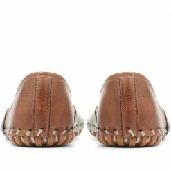 Pavers Ladies Flat Leather Slip On Shoes - KARY2308 / 308 113 / 308 113