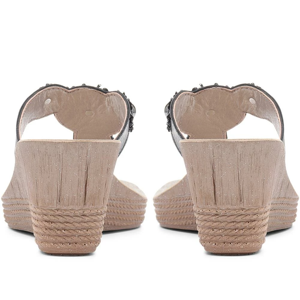 Pavers Embellished Thong Wedge Sandals - INB31037 / 318 168 / 318 168 4 Pavers Embellished Thong Wedge Sandals - INB31037 / 318 168 / 318 168
