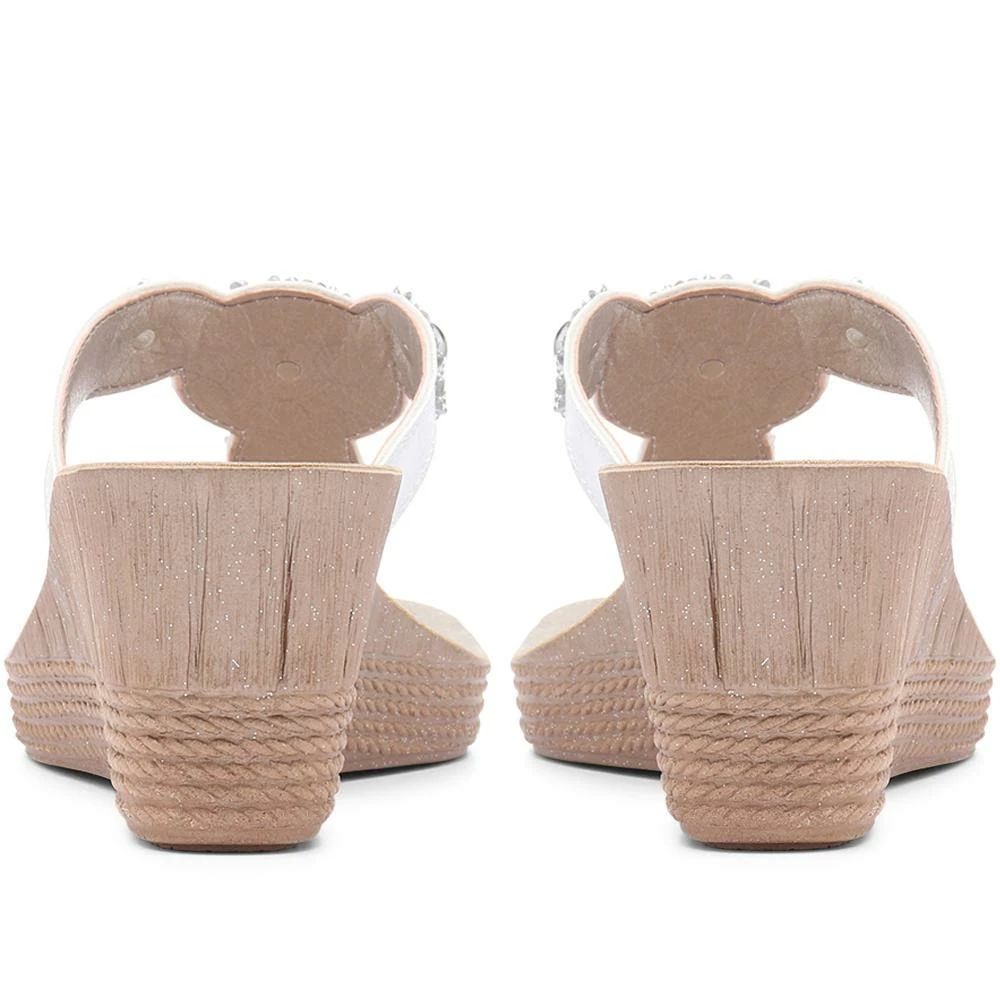 Pavers Embellished Thong Wedge Sandals - INB31037 / 318 168 / 318 168 8 Pavers Embellished Thong Wedge Sandals - INB31037 / 318 168 / 318 168