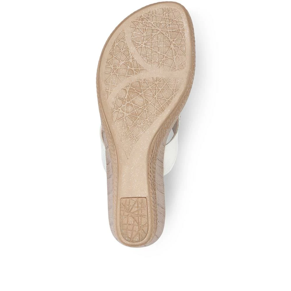 Pavers Embellished Thong Wedge Sandals - INB31037 / 318 168 / 318 168 9 Pavers Embellished Thong Wedge Sandals - INB31037 / 318 168 / 318 168