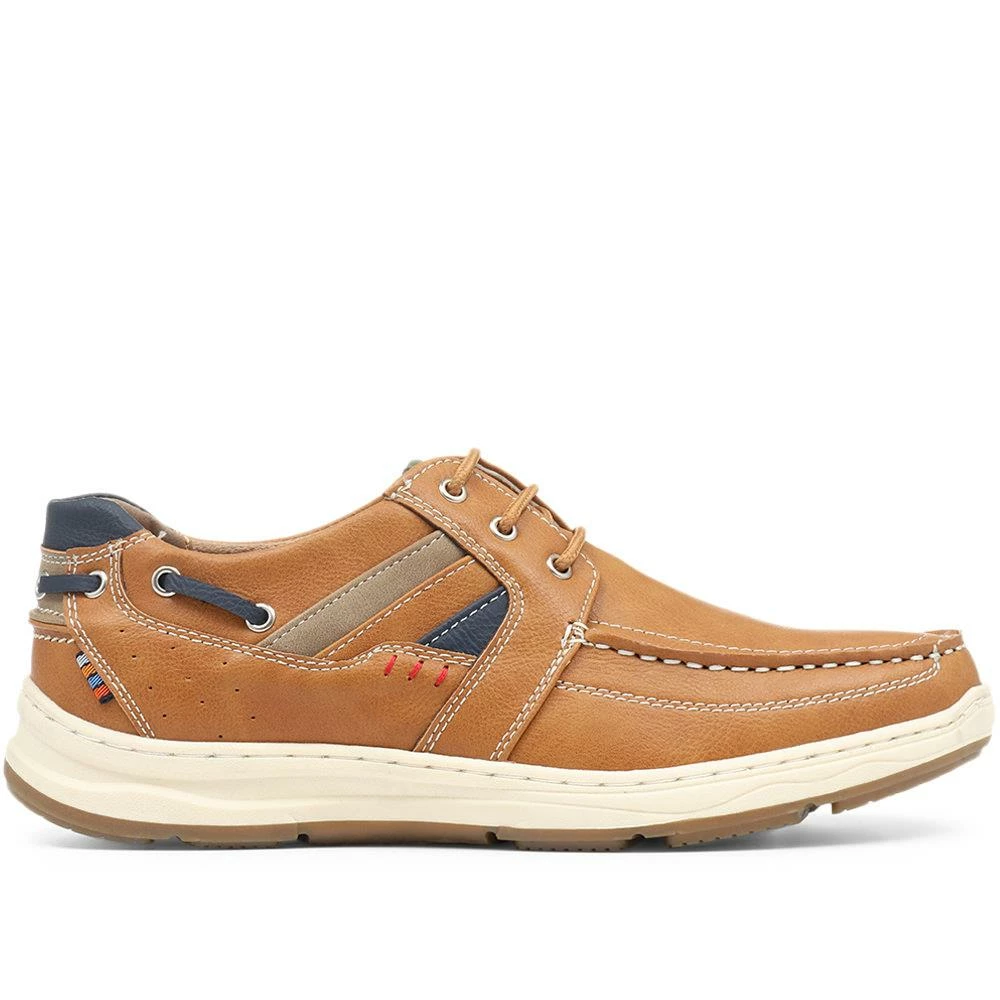 Pavers Casual Lace-Up Boat Shoe - CHANG31003 / 317 573 7 Pavers Casual Lace-Up Boat Shoe - CHANG31003 / 317 573