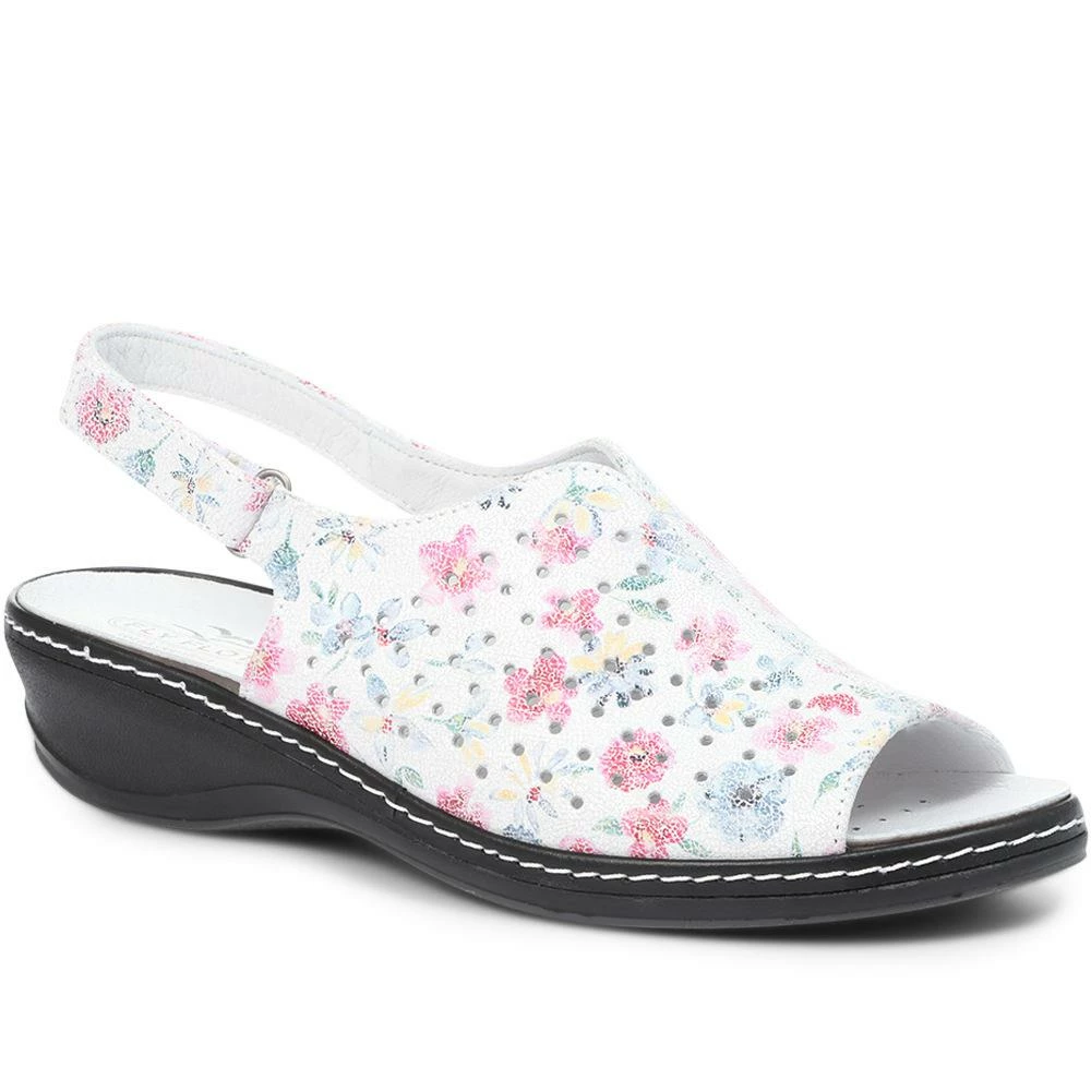 Fly Flot Sandals Slingback Leather Sandal - CAL31019 / 317 915 1 Fly Flot Sandals Slingback Leather Sandal - CAL31019 / 317 915