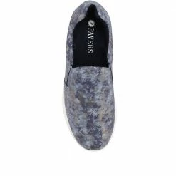 Pavers Metallic Floral Slip-On Sneaker / 317 708 19 Pavers Metallic Floral Slip-On Sneaker / 317 708