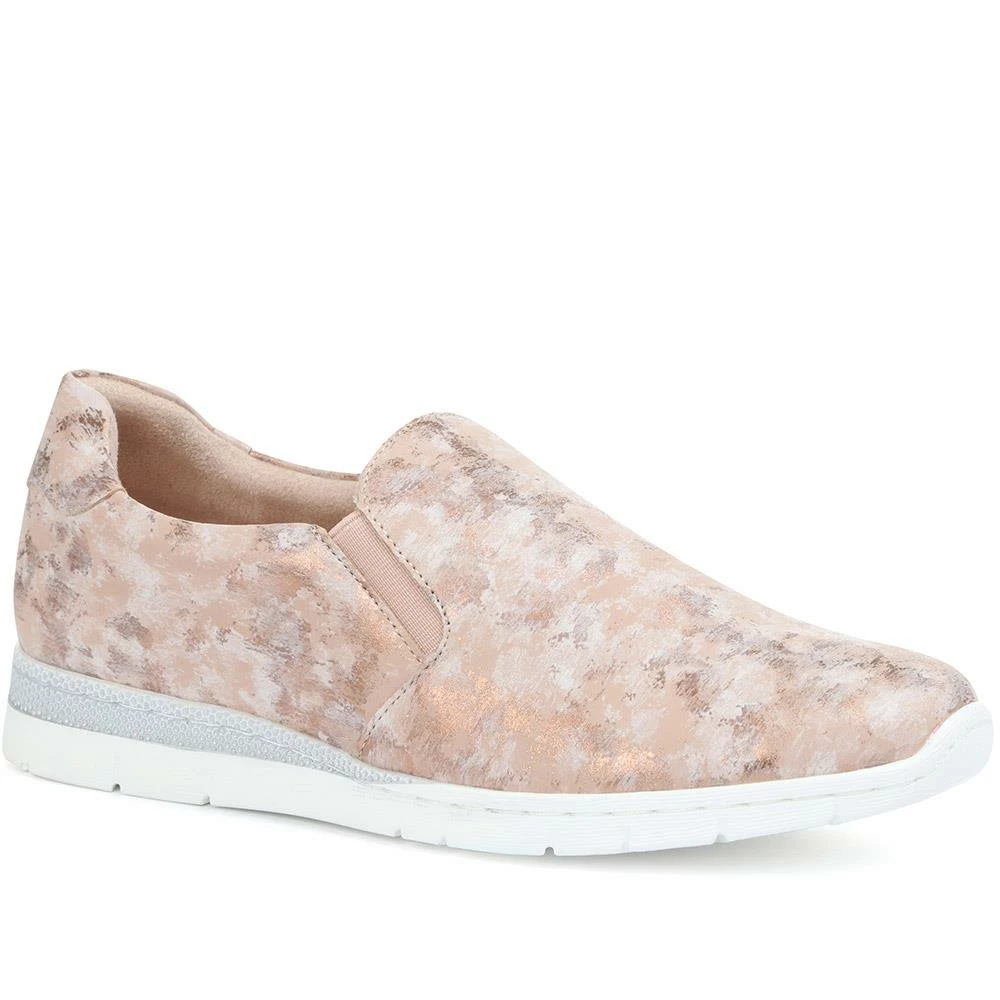 Pavers Metallic Floral Slip-On Sneaker / 317 708 1 Pavers Metallic Floral Slip-On Sneaker / 317 708