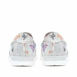 Pavers Metallic Floral Slip-On Sneaker / 317 708 27 Pavers Metallic Floral Slip-On Sneaker / 317 708