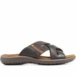 Pavers Leather Mule Sandals - DDIN31021 / 317 732