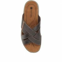 Pavers Leather Mule Sandals - DDIN31021 / 317 732
