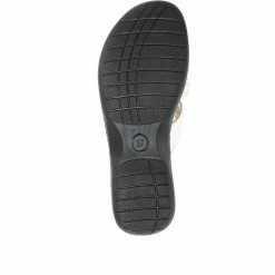 Pavers Wide Fit Leather Toe Post Sandals - KF31003 / 317 809