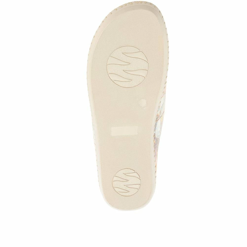 Pavers Ladies 3 Strap Patterned Leather Shoes - BASAN31009 / 317 979 / 317 979 5 Pavers Ladies 3 Strap Patterned Leather Shoes - BASAN31009 / 317 979 / 317 979